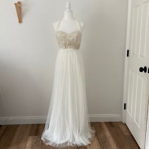 BHLDN jenny yoo juliette dress in ivory